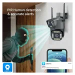 Buy Dual Lens Wireless Security Camera Price in Pakistan,2mp-v380-pro - Image 2