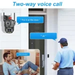 3 Lens surveillance cameras