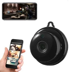 V380 Mini Smart WiFi Camera 1080p HD – Wireless Security, Spy, Baby Monitor & Office Surveillance with Night Vision