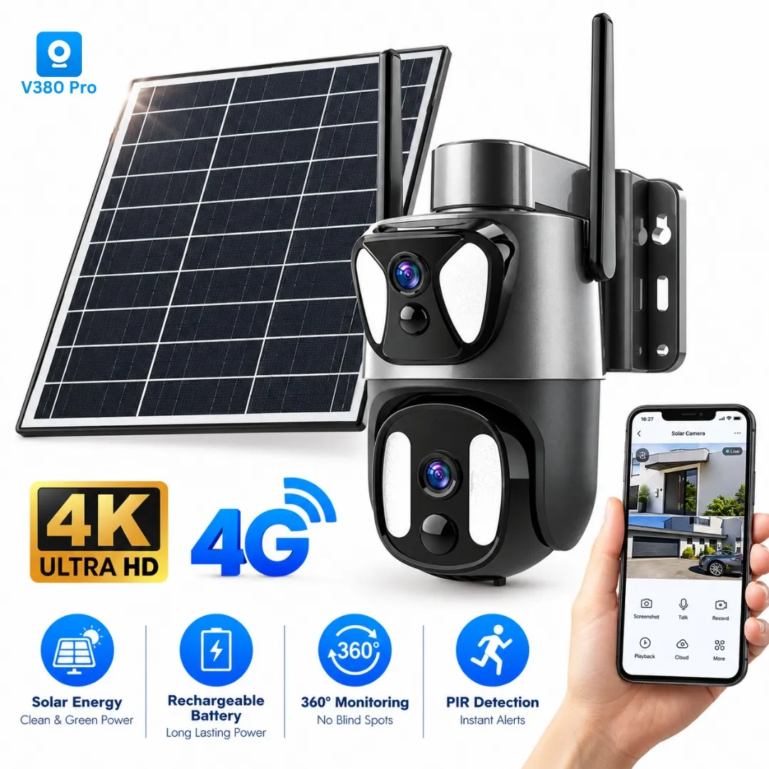 v380-pro-4k-ultra-hd-4g-solar-security-camera-pakistan.webp (1) V380 Pro 4K Ultra HD 4G solar security camera with dual lenses, solar panel, rechargeable battery, and 360-degree monitoring.